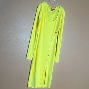 Yellow long dress